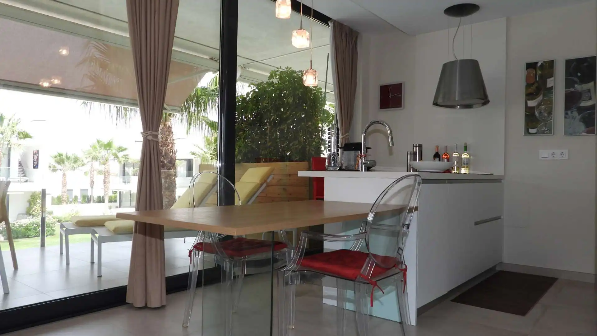 Cocina de Apartamento en venta en Cartagena con Aire acondicionado, Calefacción y Terraza