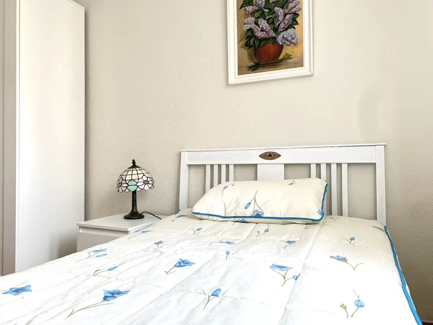 Bedroom of Flat for rent in Madrid  with Heating, Parquet flooring and Terrace