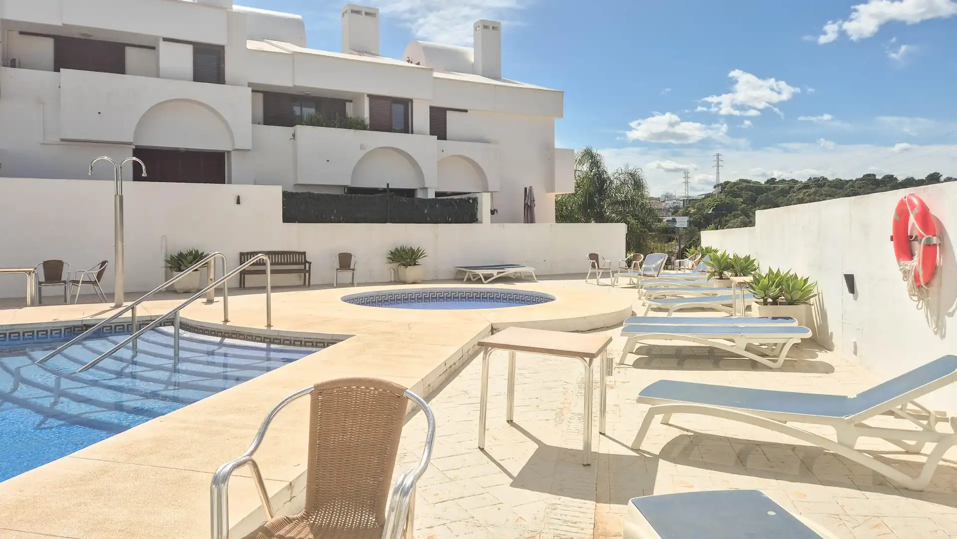 Swimming pool of Detached homes for sale in Mijas  with Community pool
