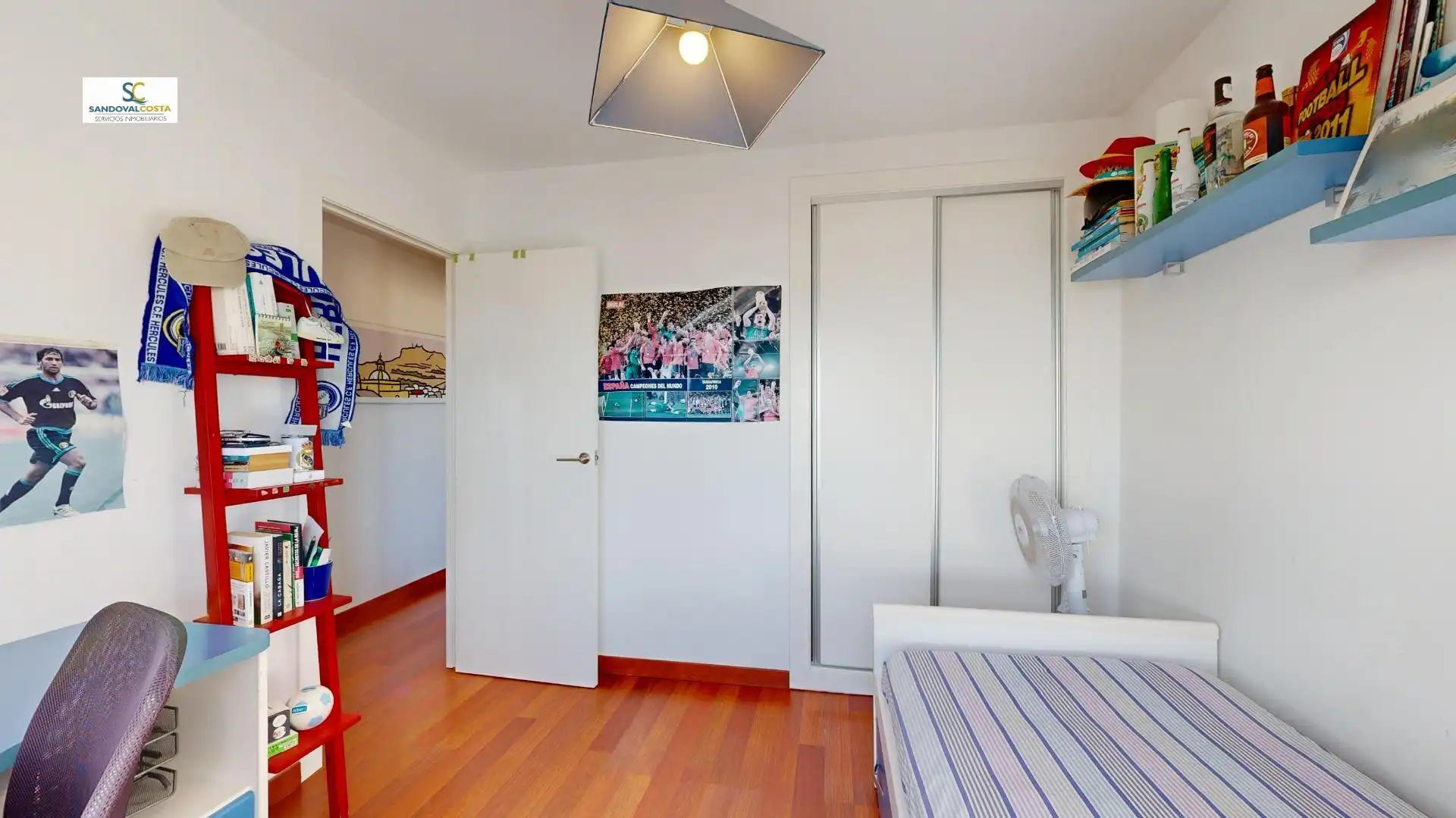 Schlafzimmer von Wohnung zum Verkauf in Alicante / Alacant mit Klimaanlage und Gemeinschaftspool