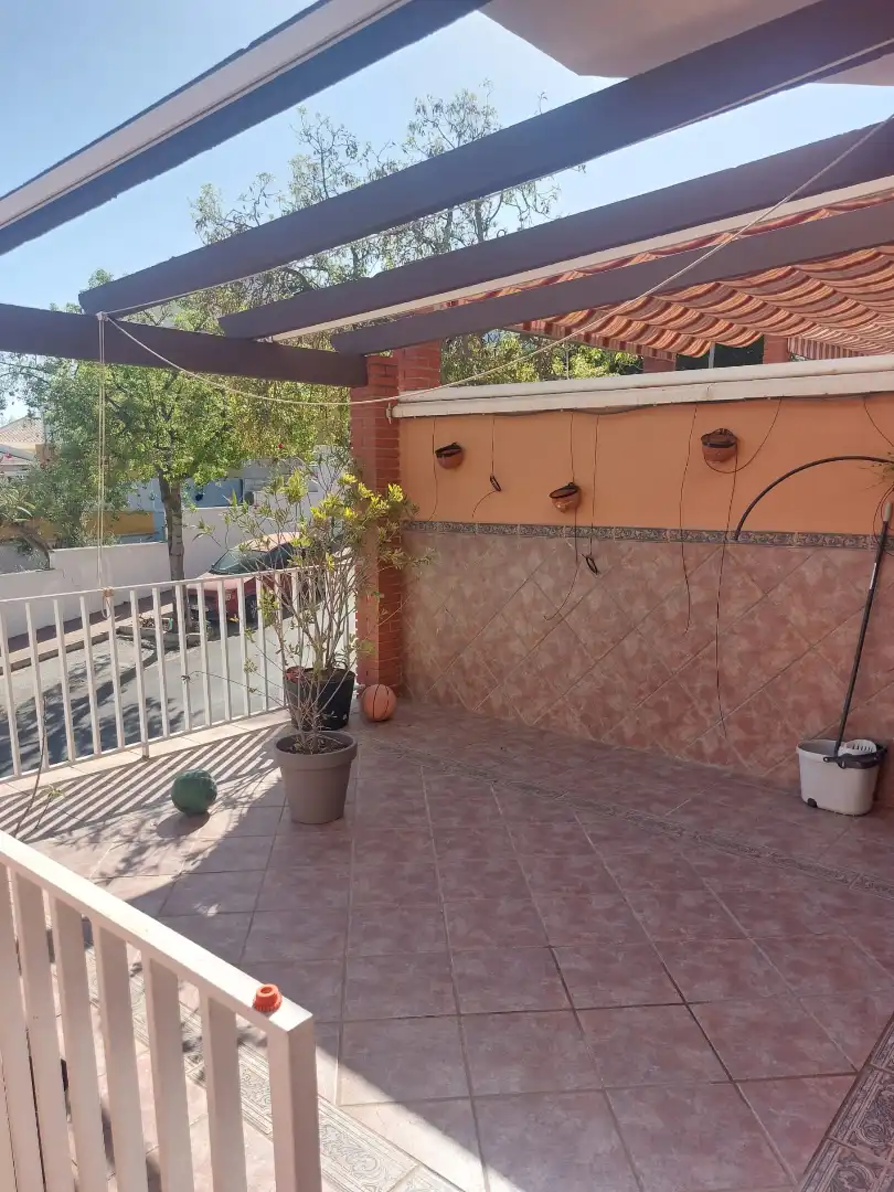 Terraza de Casa adosada de alquiler en Benalmádena con Aire acondicionado, Terraza y Amueblado