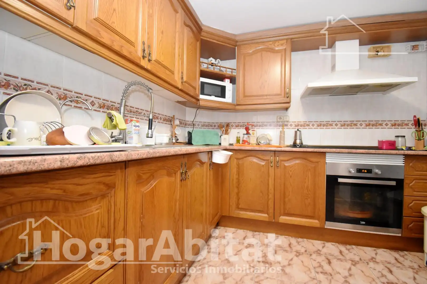 Cocina de Casa o chalet en venta en Castellón de la Plana / Castelló de la Plana con Aire acondicionado, Calefacción y Terraza
