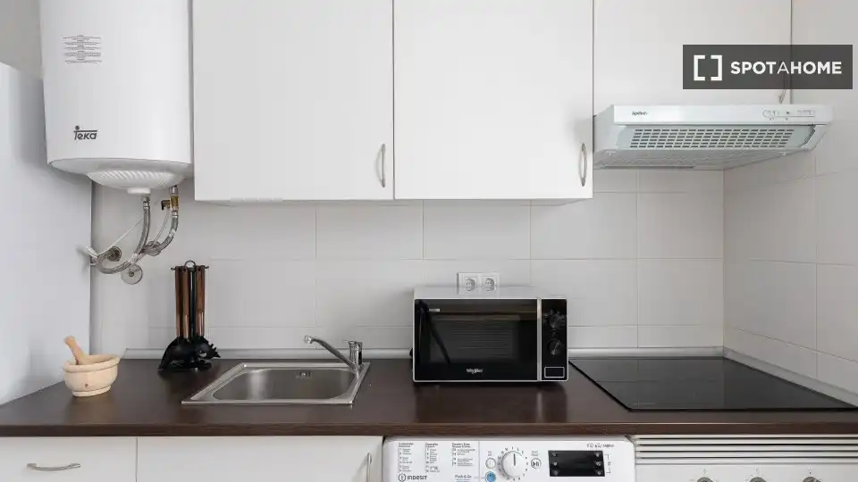 Cocina de Piso de alquiler en Getafe con Aire acondicionado, Calefacción y Amueblado