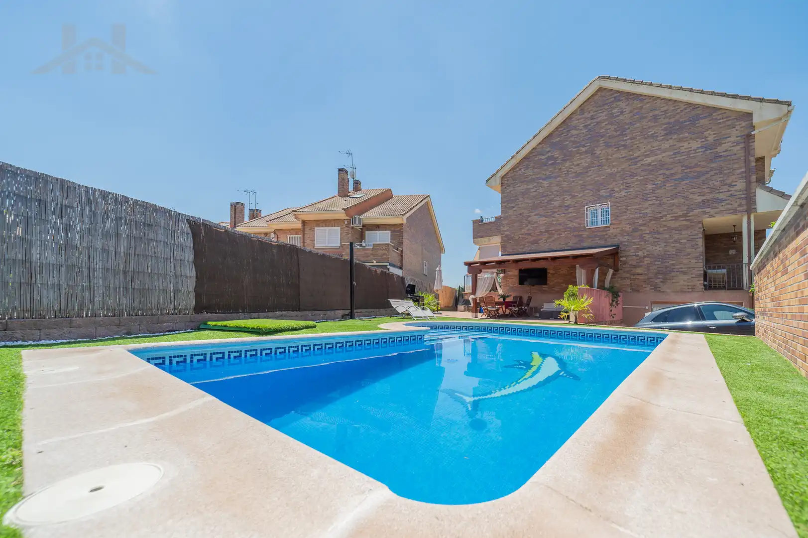 Swimming pool of Detached homes for sale in Arroyomolinos (Madrid)  with Heating, Private garden and Terrace