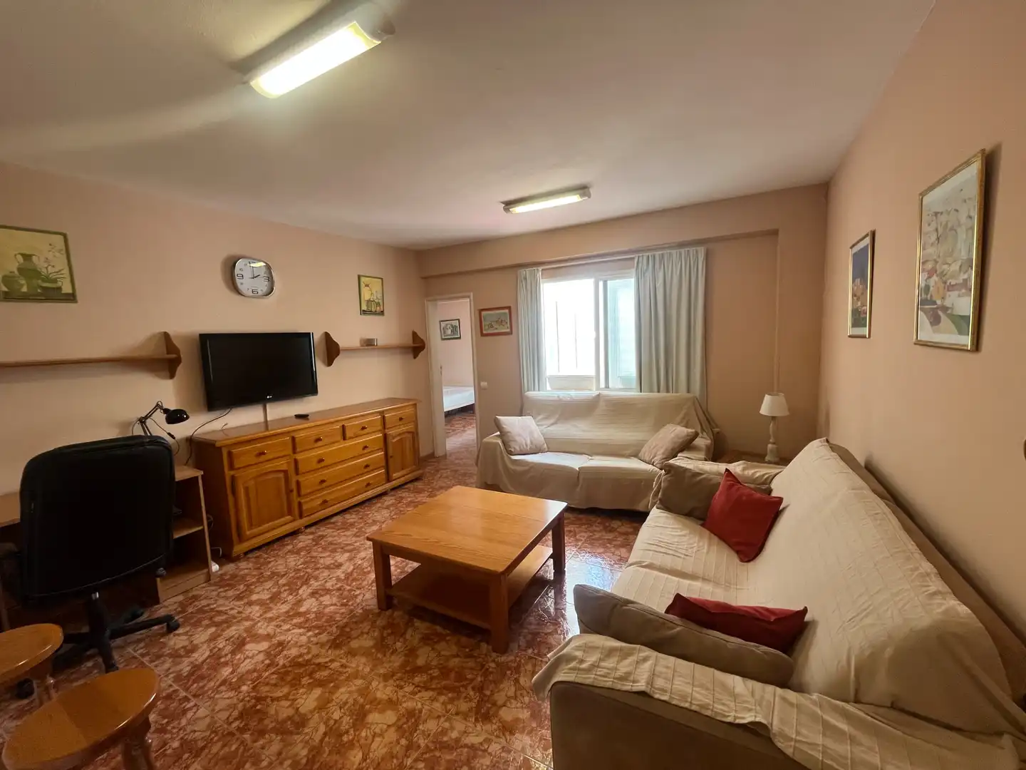 Sala de estar de Piso de alquiler en Las Palmas de Gran Canaria con Amueblado, Horno y Lavadora