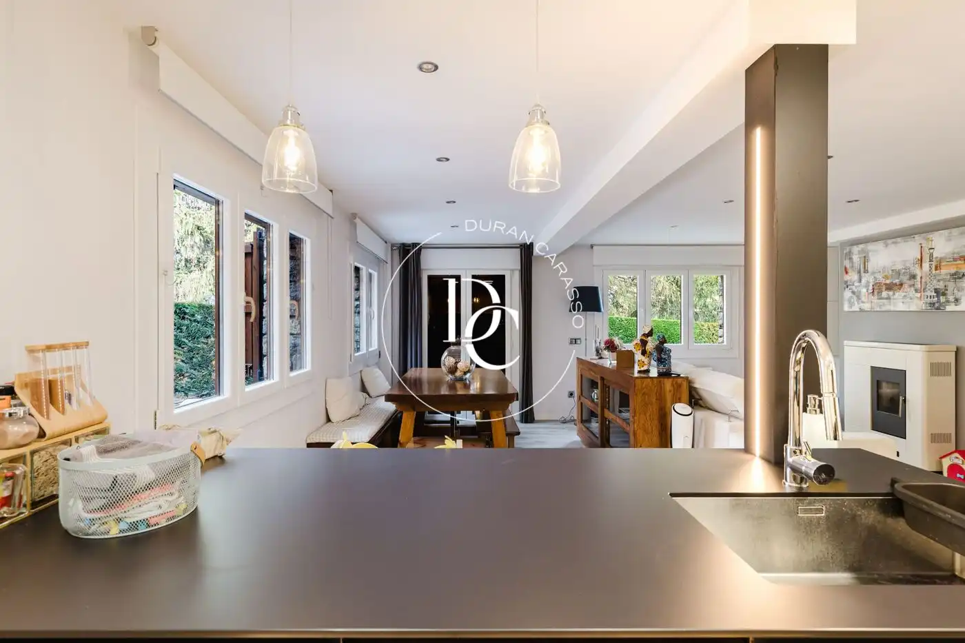 Kitchen of Flat for sale in Alp  with Heating and Private garden
