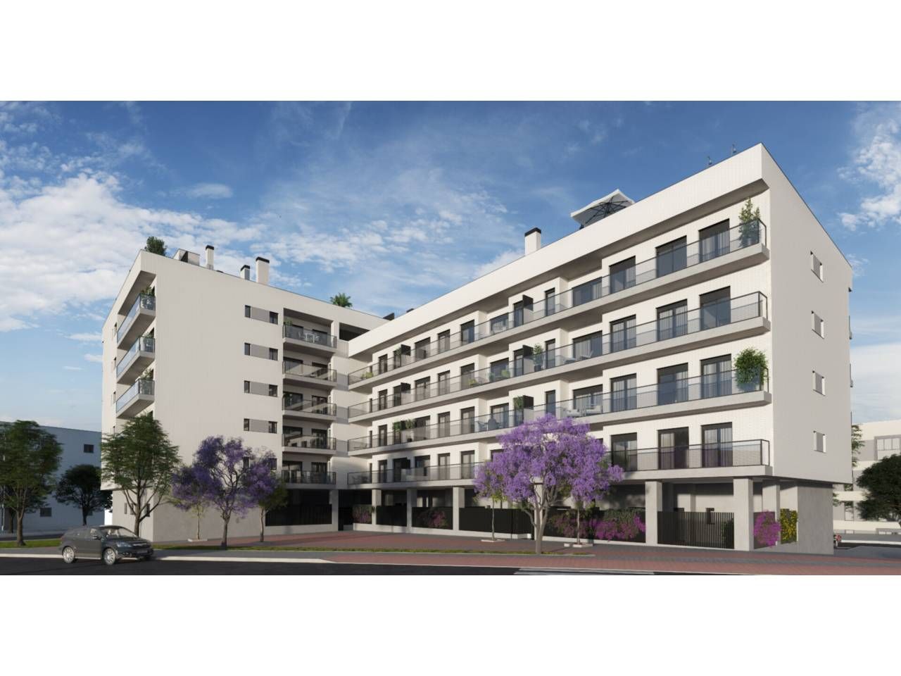 Vista exterior de Pis en venda en  Huelva Capital amb Aire condicionat, Calefacció i Terrassa