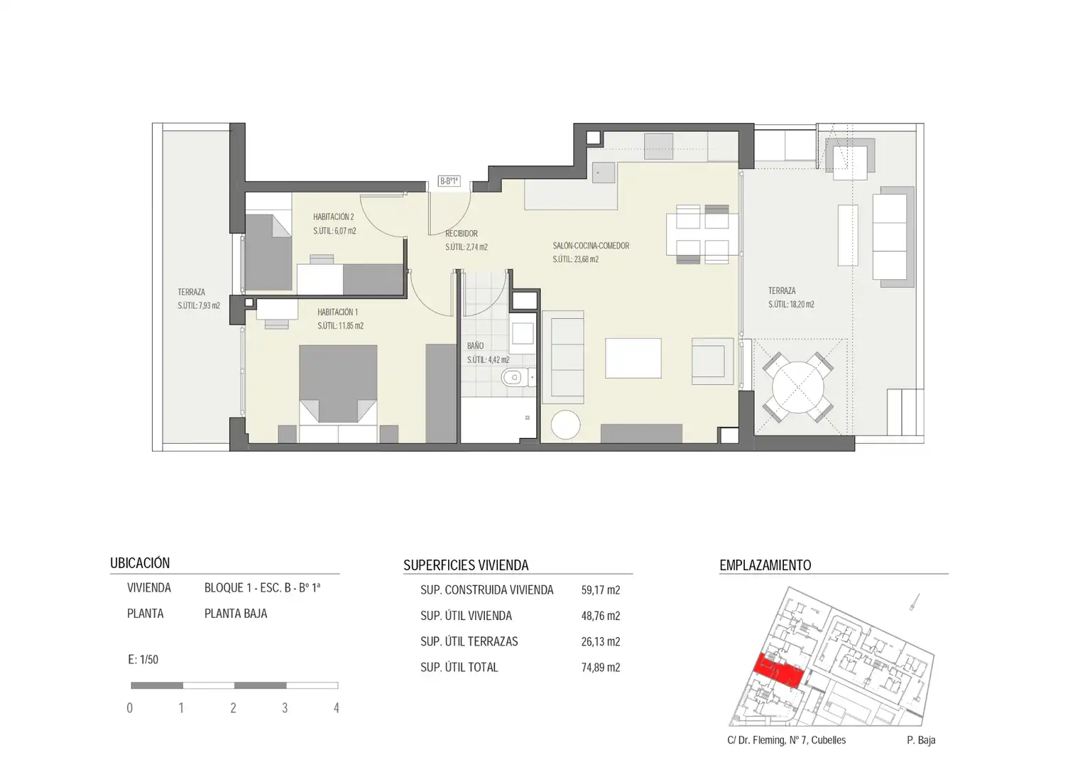 Rez-de-chaussée avec piscine à vendre à Carrer del Doctor Fleming 7, imagen 34