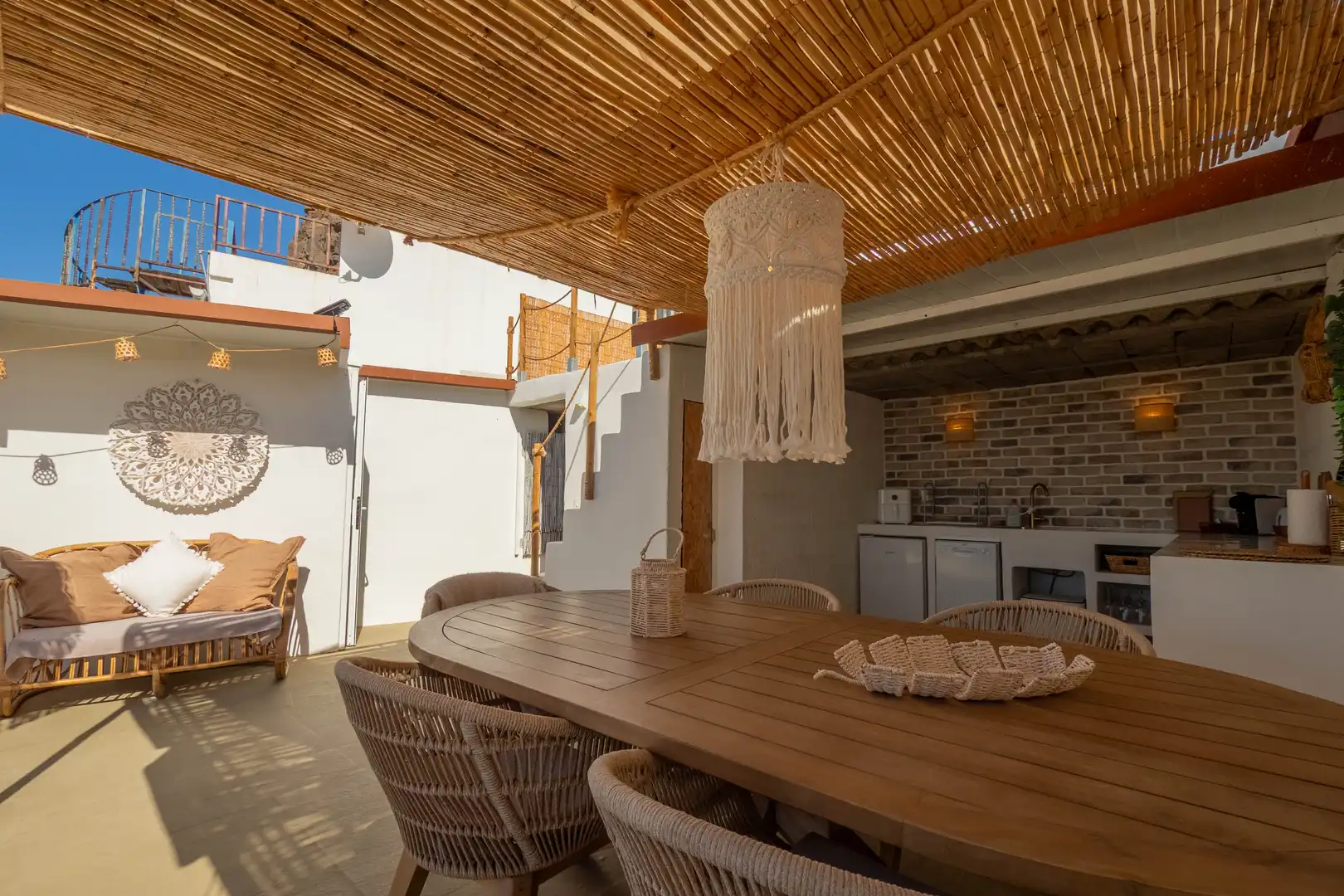 Terraza de Dúplex de alquiler en Mogán con Aire acondicionado, Terraza y Amueblado