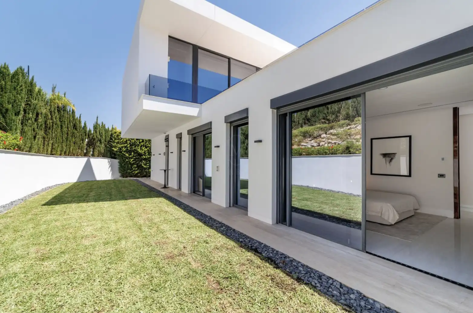 Vista exterior de Casa o chalet de alquiler en Marbella con Aire acondicionado, Jardín privado y Terraza