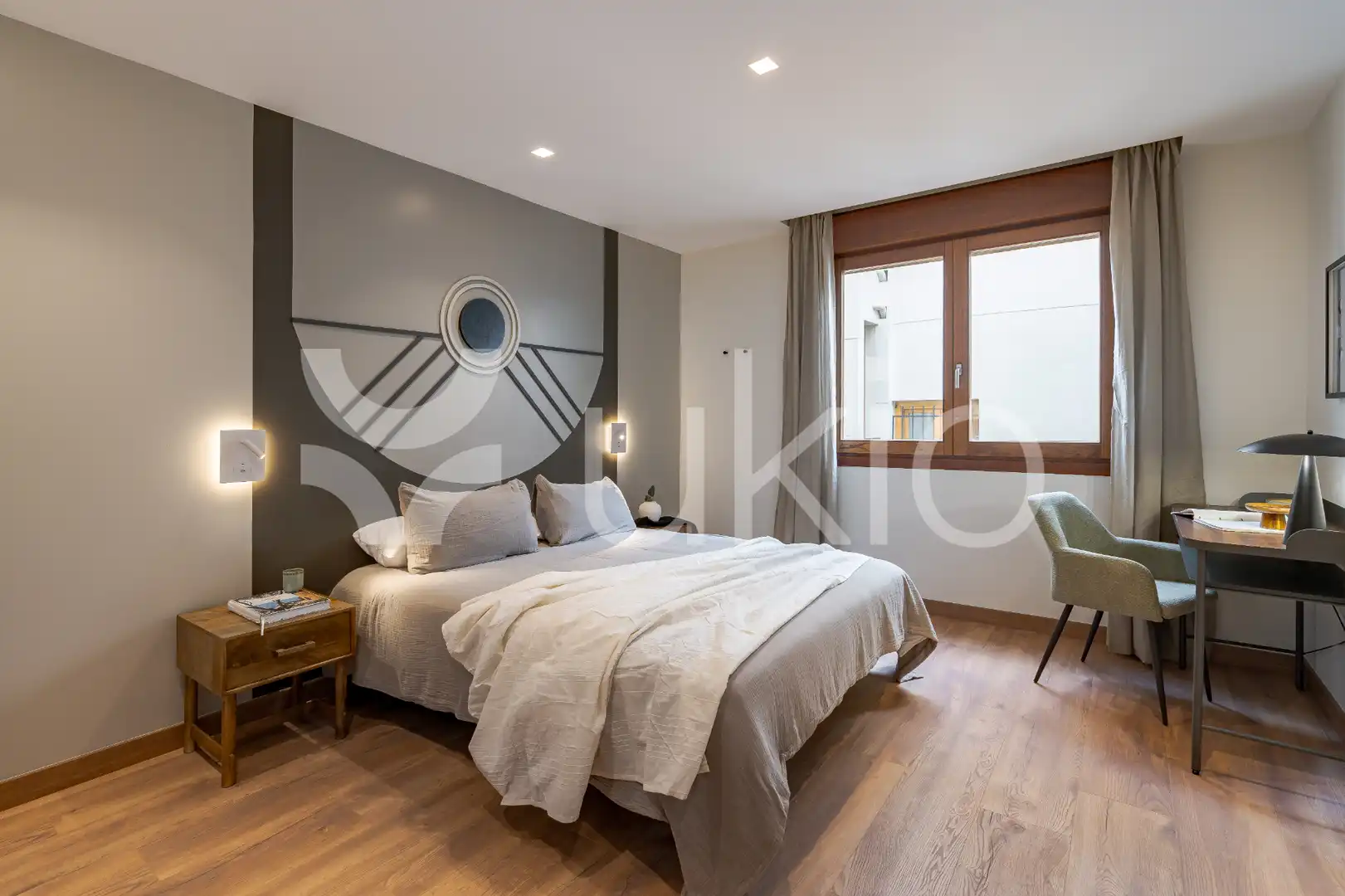 Habitación de Apartamento de alquiler en Madrid con Aire acondicionado, Calefacción y Terraza