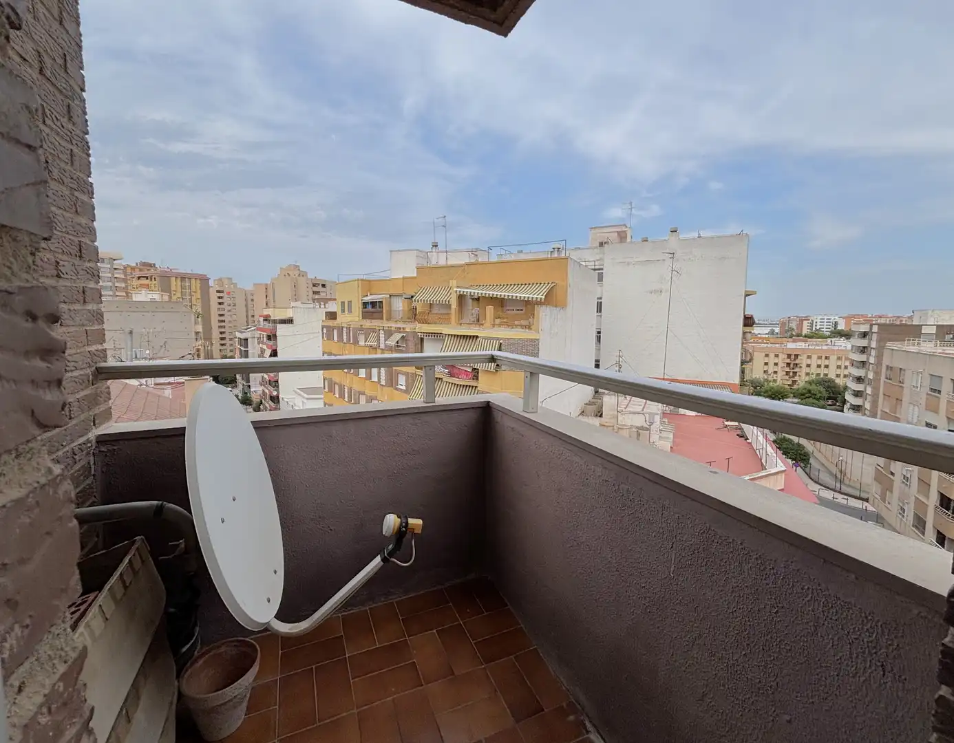 Balcony of Flat for sale in Castellón de la Plana / Castelló de la Plana  with Air Conditioner, Heating and Terrace