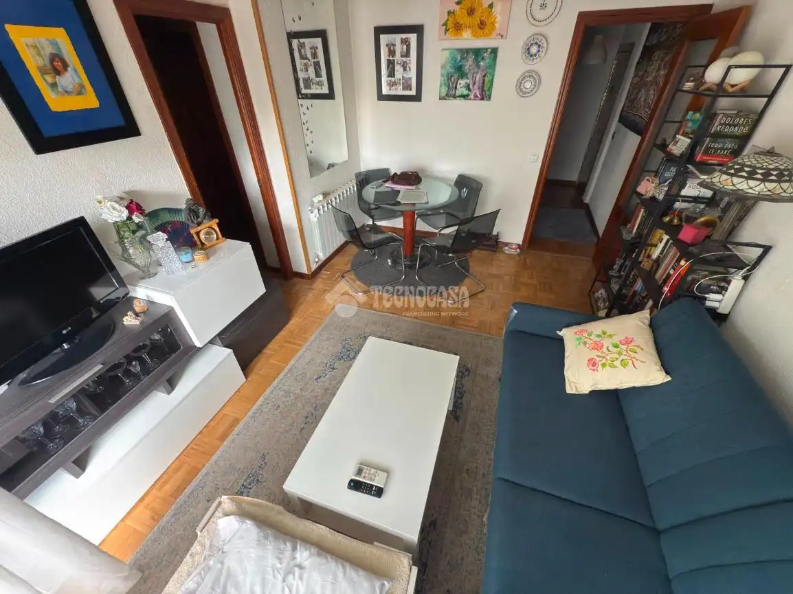 Wohnzimmer von Wohnung zum Verkauf in Fuenlabrada mit Klimaanlage, Parkett und Terrasse