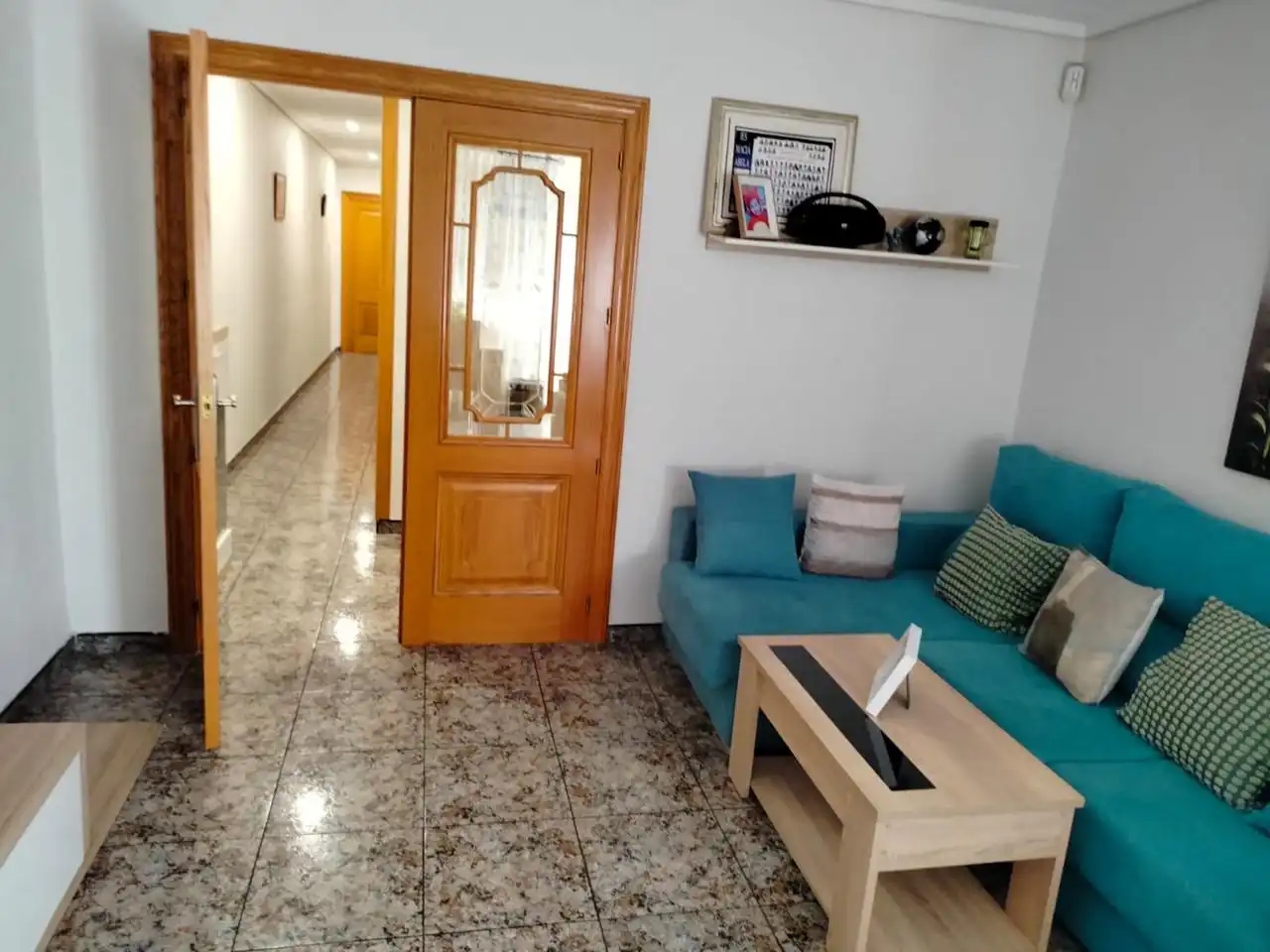 Sala de estar de Piso en venta en Crevillent con Aire acondicionado y Terraza