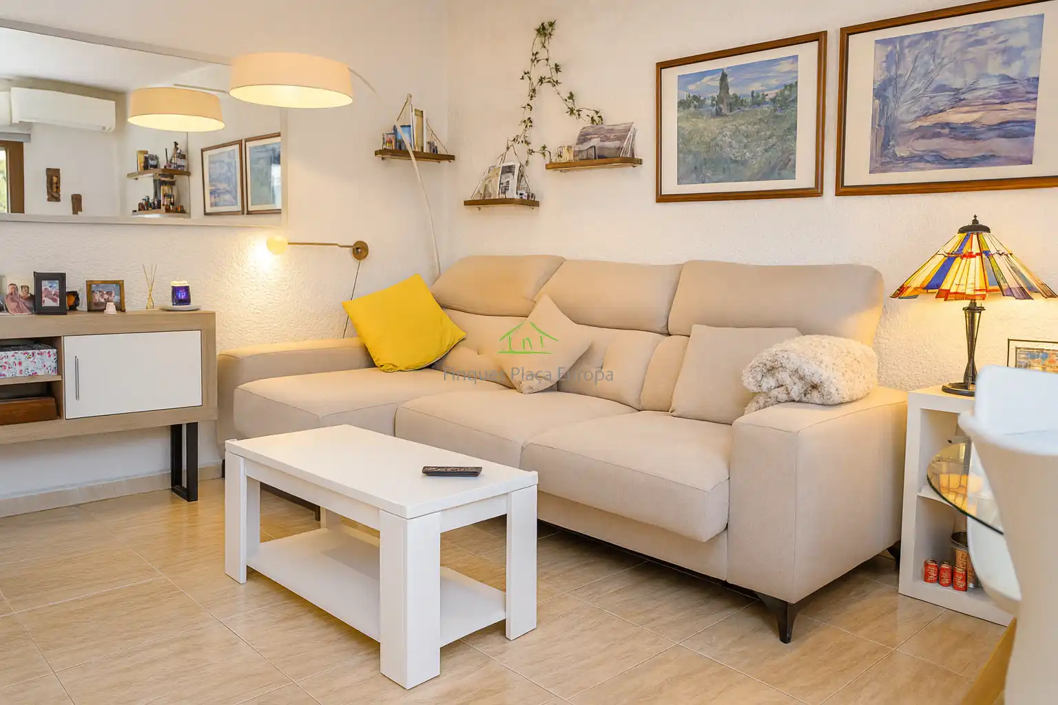 Sala de estar de Apartamento en venta en Calonge i Sant Antoni con Aire acondicionado, Calefacción y Terraza