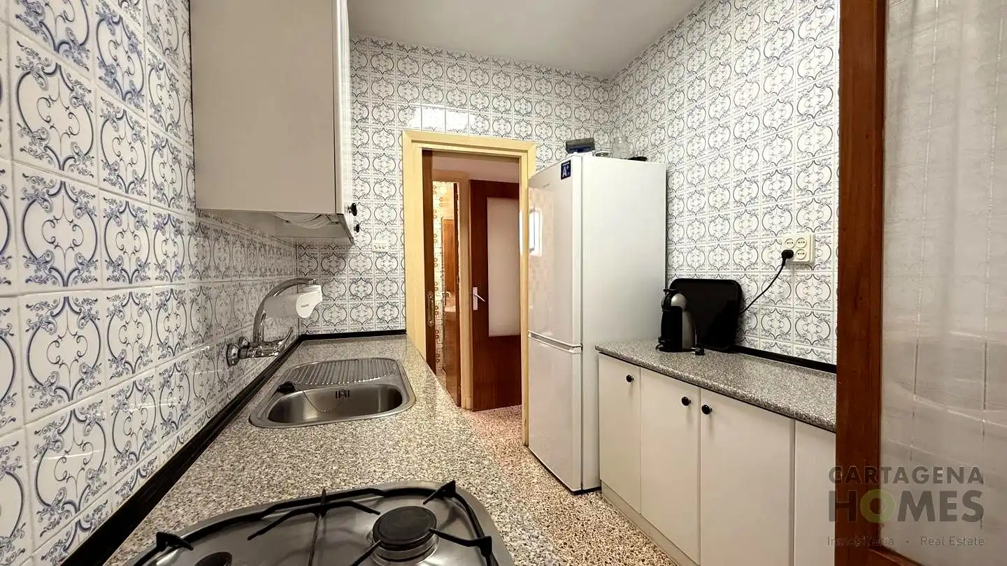 Cocina de Piso en venta en Cartagena con Aire acondicionado, Terraza y Amueblado