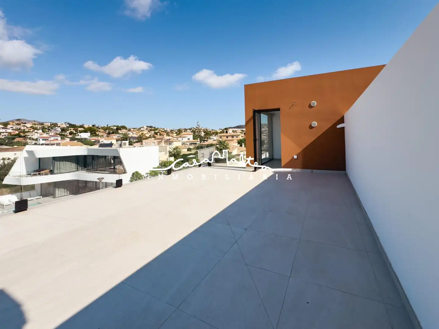 Terrace of Detached homes for sale in Calpe / Calp  with Air Conditioner, Private garden and Terrace