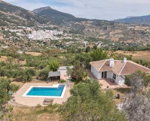 Exterior view of House or chalet for sale in Casarabonela  with Air Conditioner and Swimming Pool