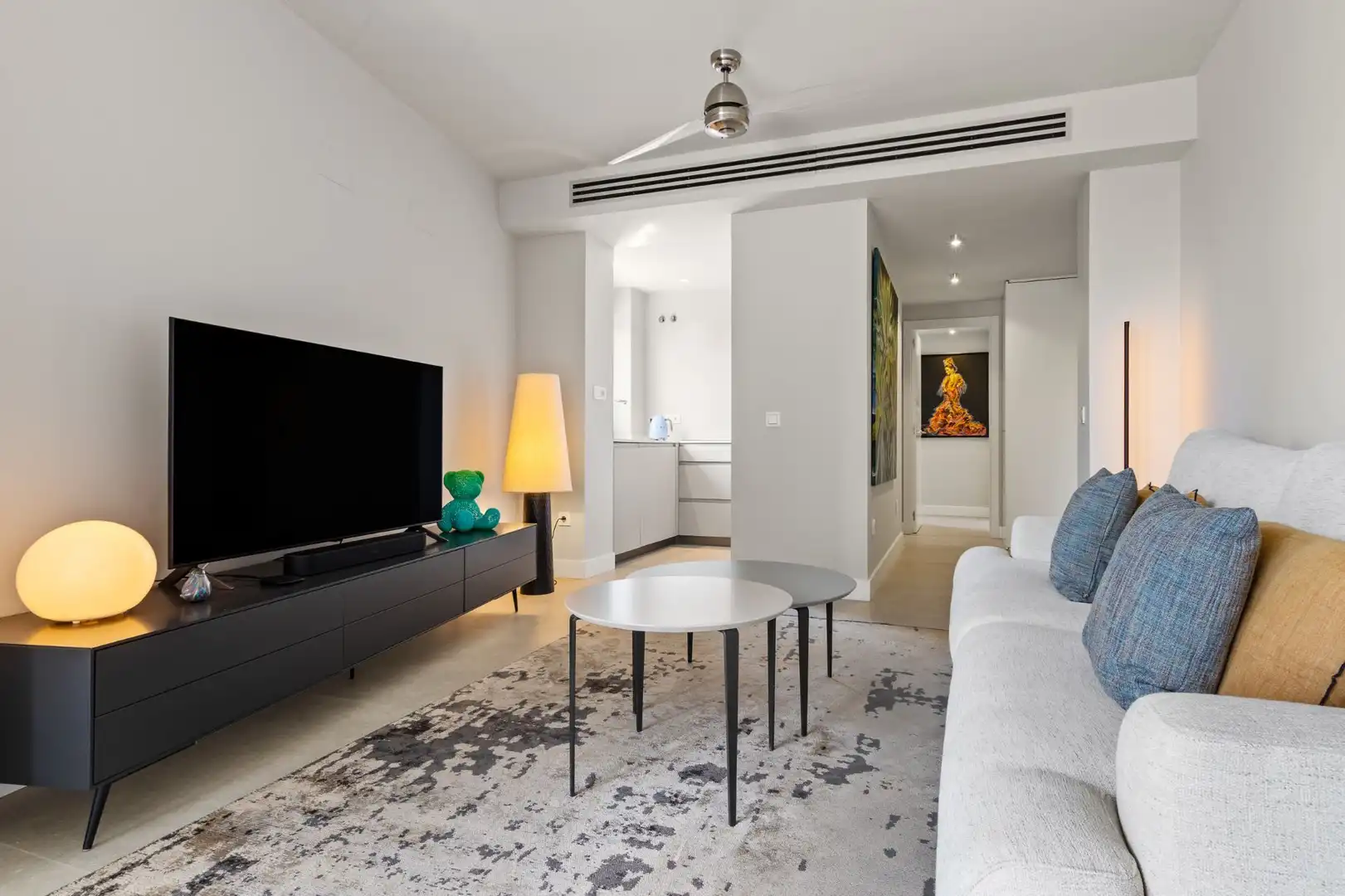Sala de estar de Apartamento en venta en Torremolinos con Aire acondicionado, Calefacción y Terraza