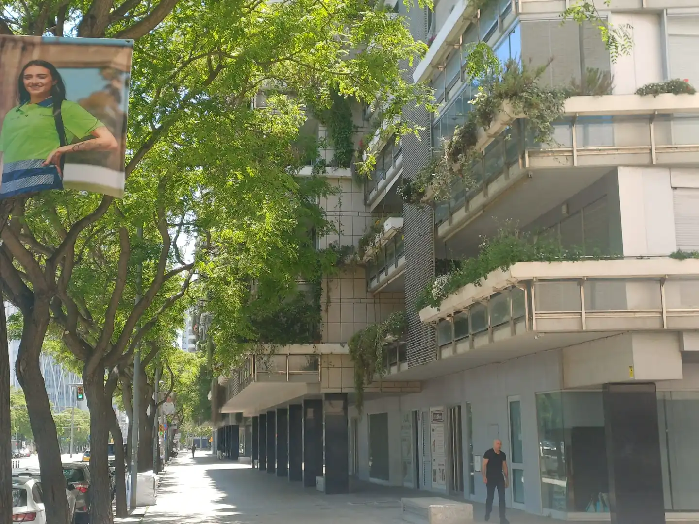 Vista exterior de Piso en venta en Sant Adrià de Besòs con Aire acondicionado, Calefacción y Jardín privado