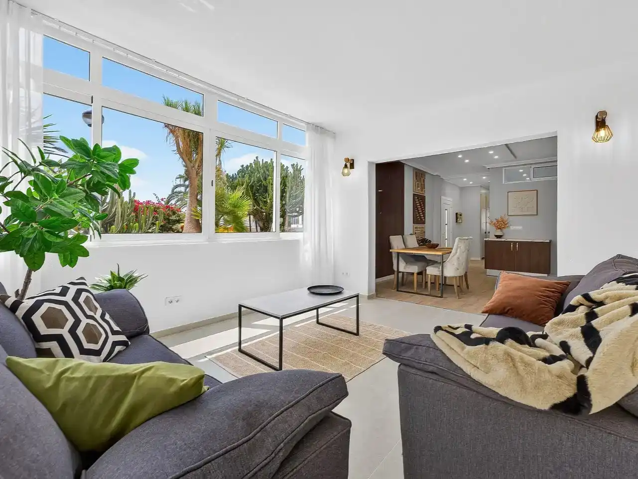 Sala de estar de Apartamento en venta en Arona con Piscina