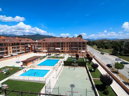 Swimming pool of Apartment for sale in Jaca  with Heating, Parquet flooring and Terrace