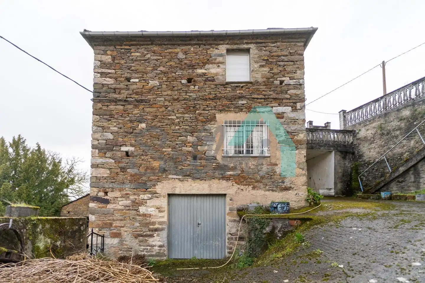 Vista exterior de Casa o chalet en venta en Illano con Calefacción, Jardín privado y Parquet