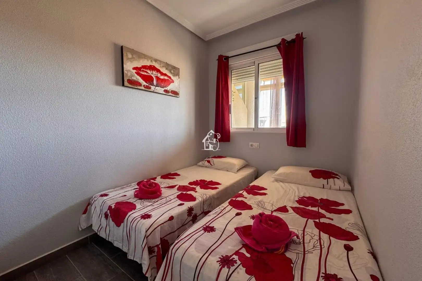 Schlafzimmer von Wohnungen zur Miete in Orihuela mit Klimaanlage, Terrasse und Schwimmbad