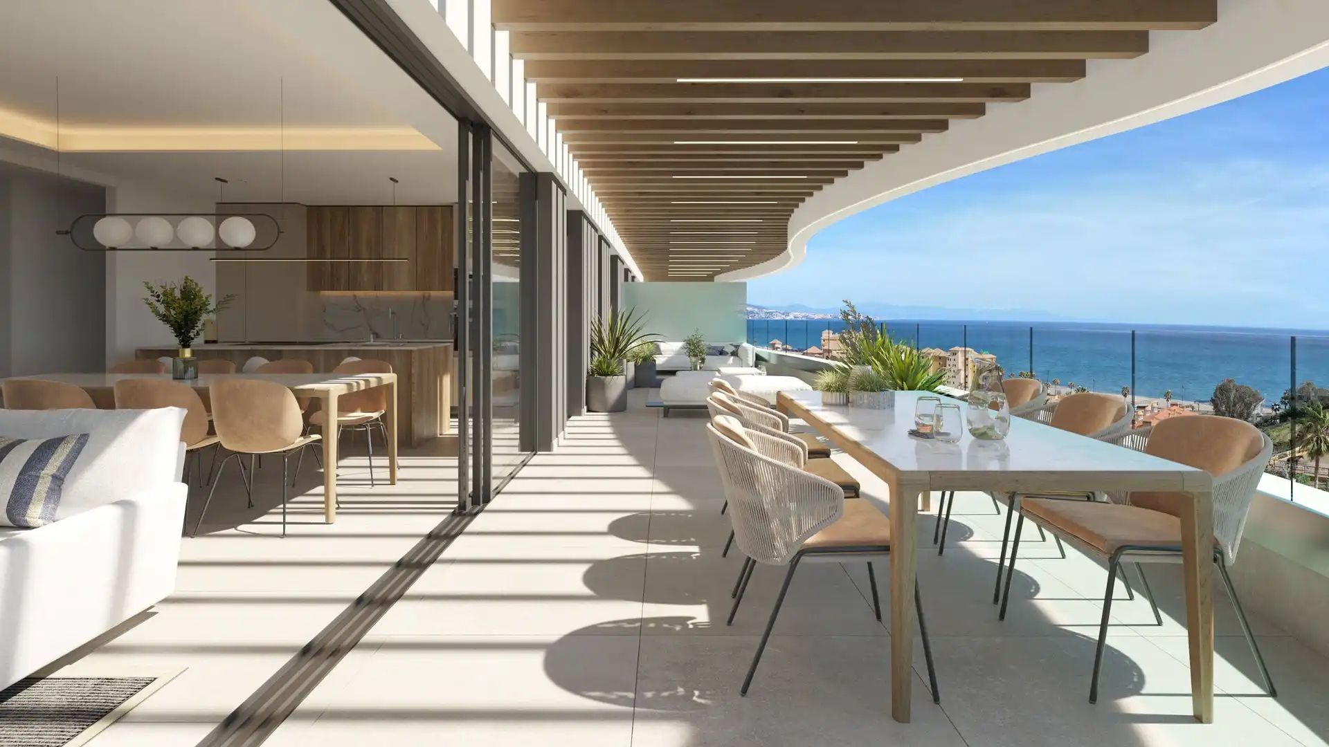 Terrasse von Erdgeschoss zum Verkauf in Mijas mit Klimaanlage, Heizung und Terrasse
