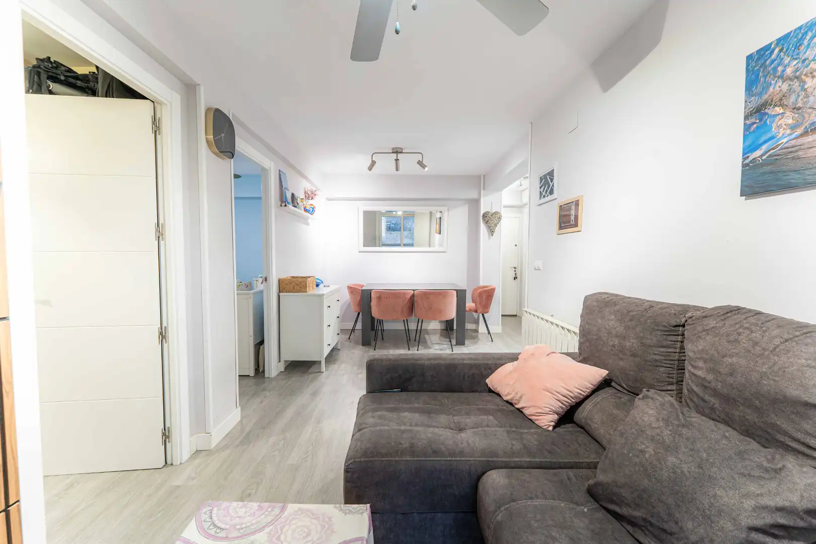 Sala d'estar de Pis en venda en Madrid amb Aire condicionat, Calefacció i Terrassa