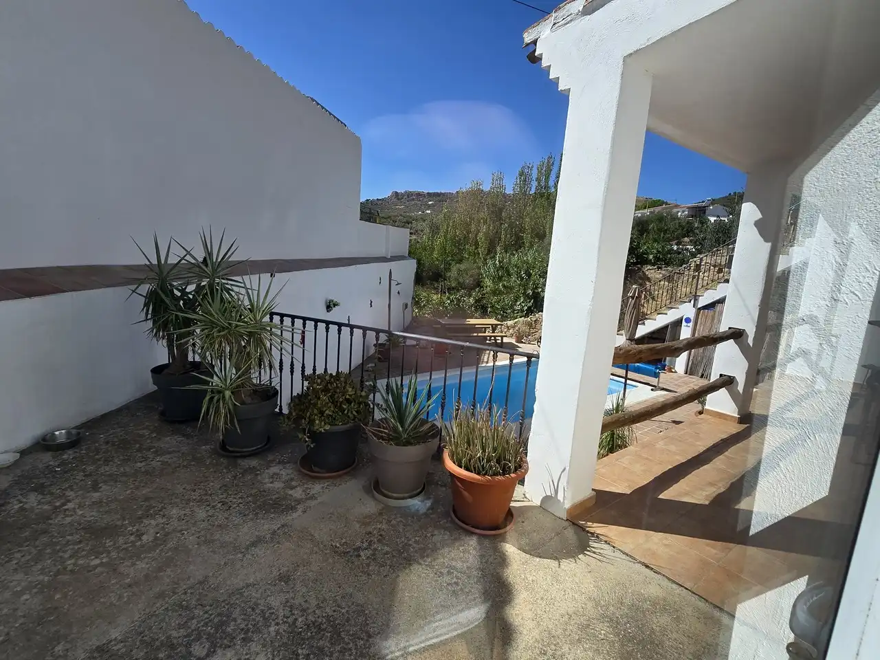 Vista exterior de Casa o chalet en venta en Periana con Terraza y Piscina