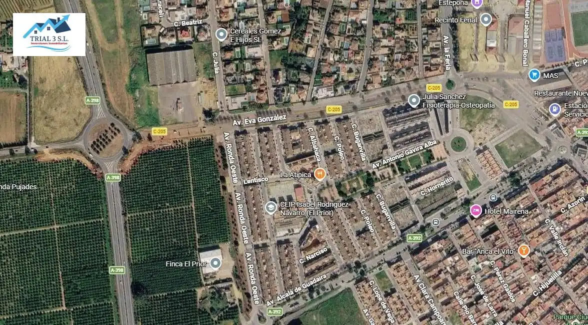Vista exterior de Pis en venda en Mairena del Alcor