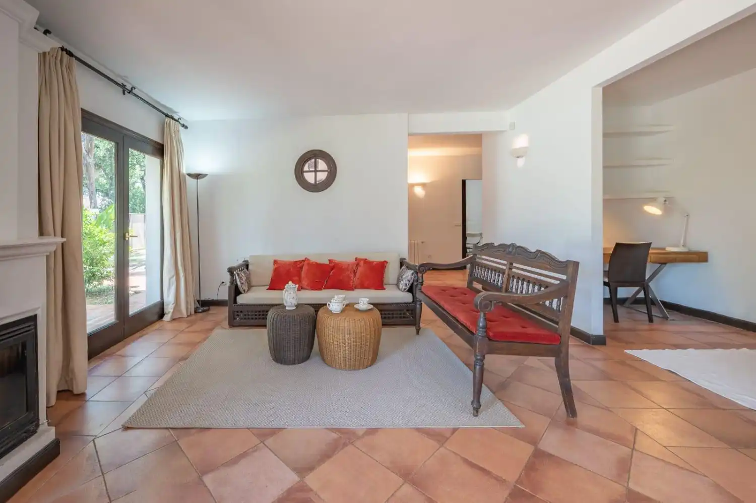 Sala d'estar de Casa o xalet de lloguer en Marbella amb Aire condicionat