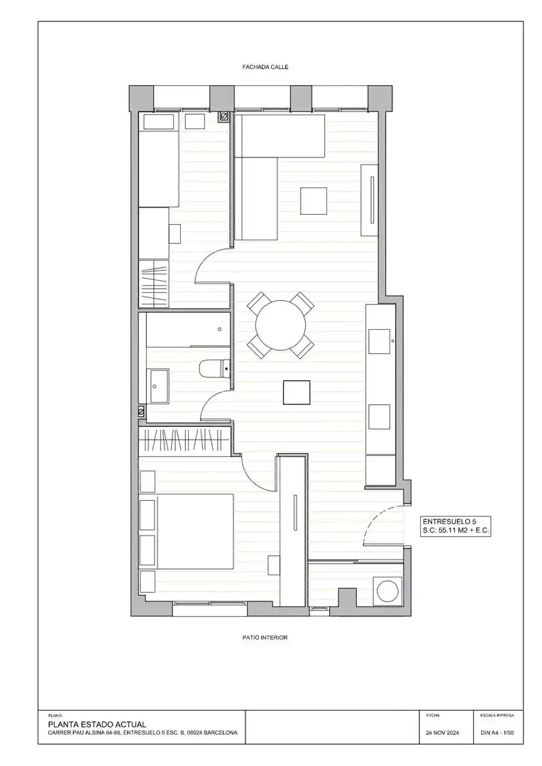 Erdgeschosswohnung mit Aufzug zum Verkauf in Gràcia, imagen 24