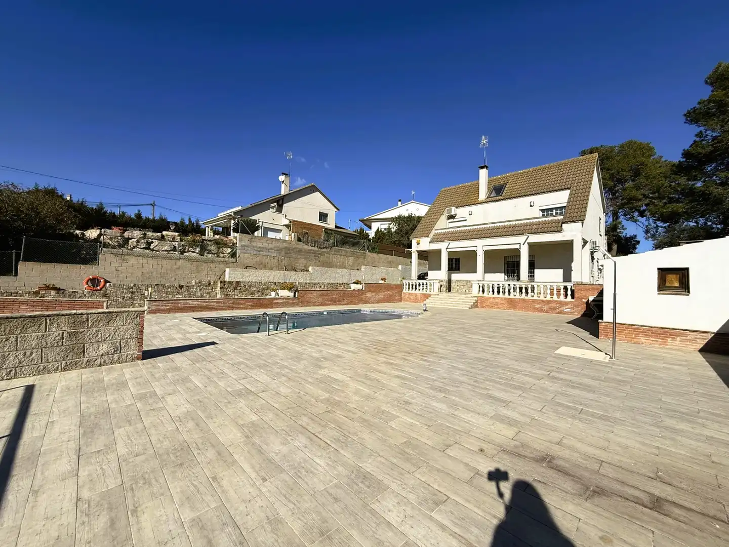 Vista exterior de Casa o chalet en venta en Lliçà d'Amunt con Aire acondicionado, Calefacción y Jardín privado