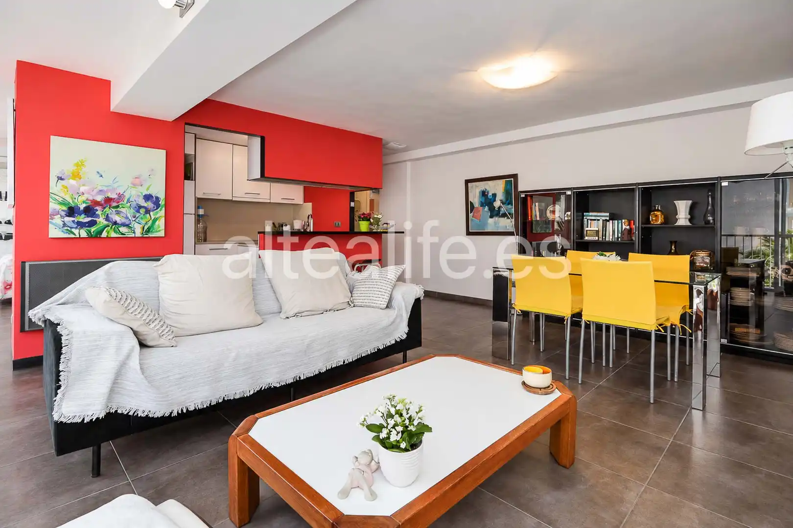 Sala de estar de Apartamento en venta en L'Olla