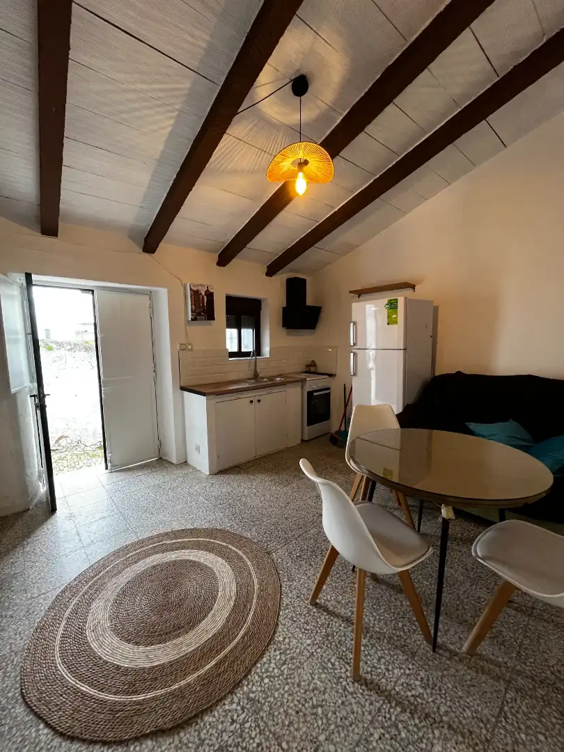 Cuina de Casa o xalet en venda en Sanlúcar de Guadiana amb Aire condicionat, Moblat i Forn