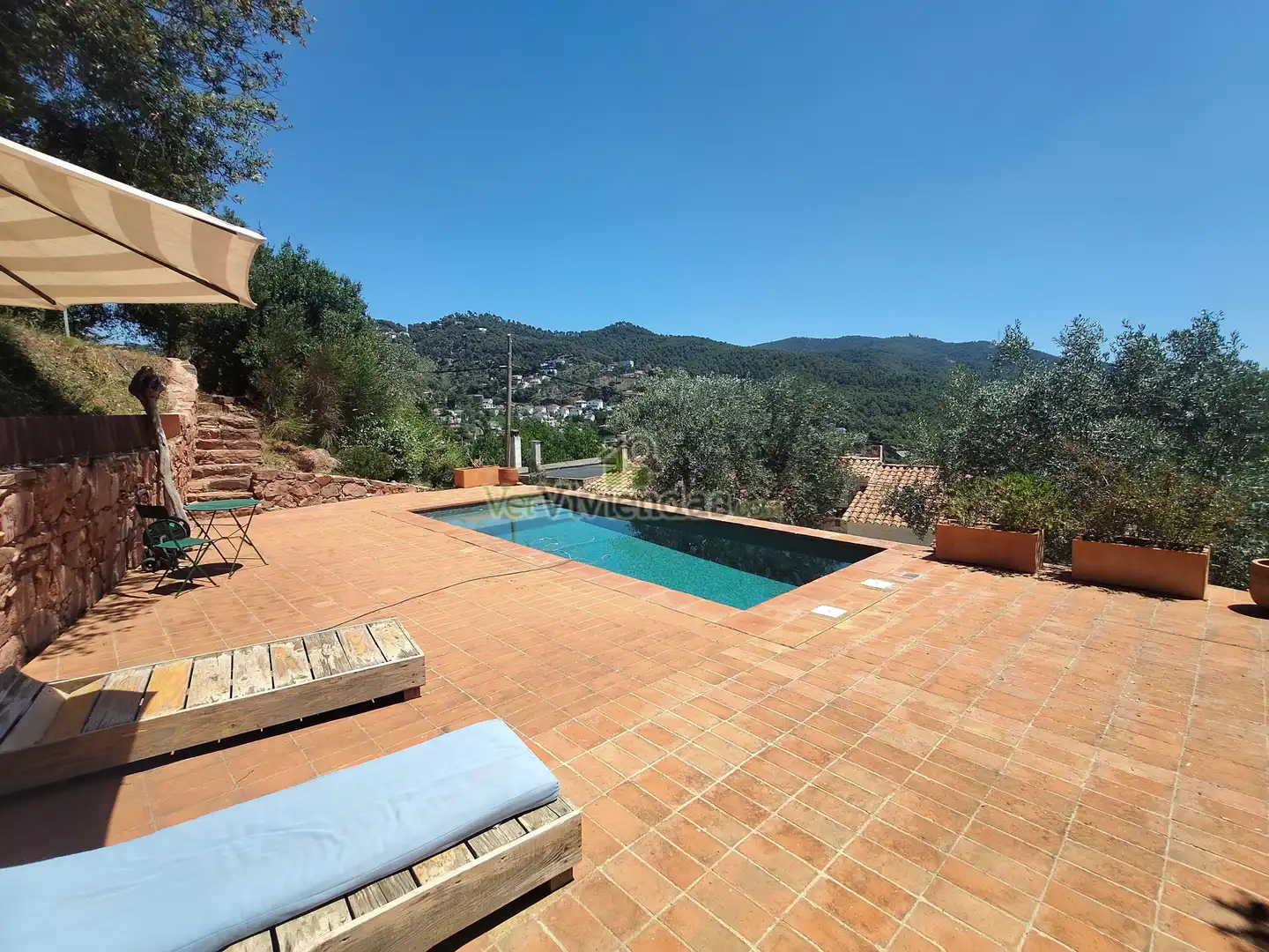 Terrassa de Casa o xalet en venda en Castellar del Vallès amb Calefacció, Jardí privat i Parquet