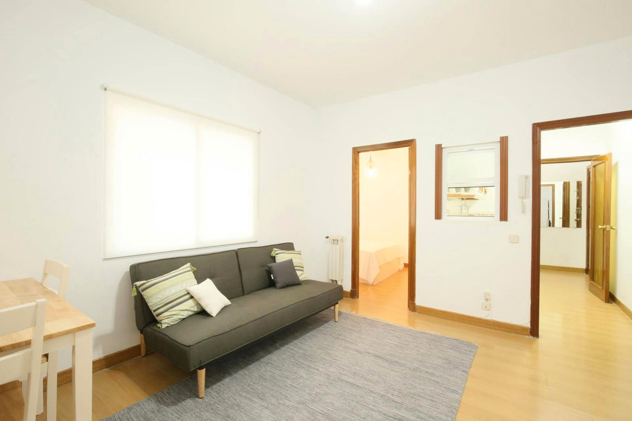 Living room of Flat to rent in  Madrid Capital  with Heating, Furnished and Washing machine