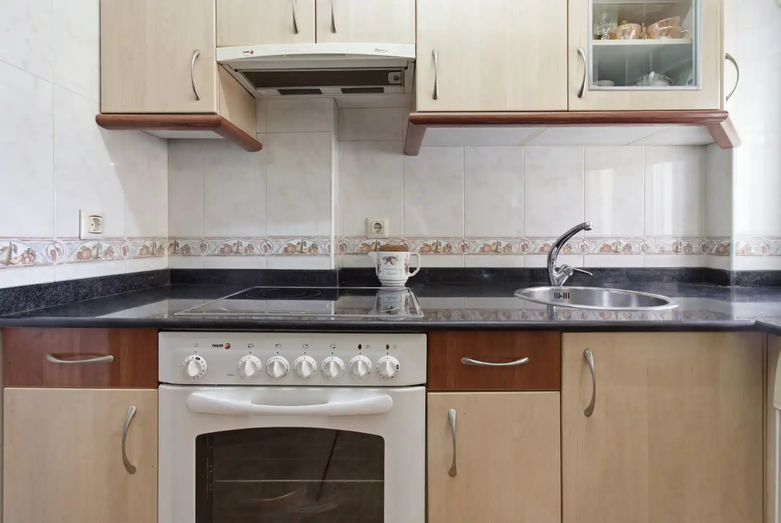 Kitchen of Flat for sale in Castrillón  with Terrace and Furnished