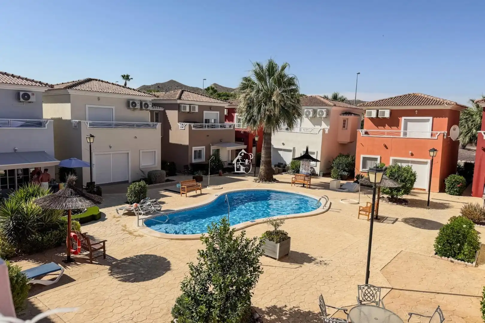 Piscina de Casa adosada de alquiler en Murcia con Aire acondicionado, Terraza y Piscina