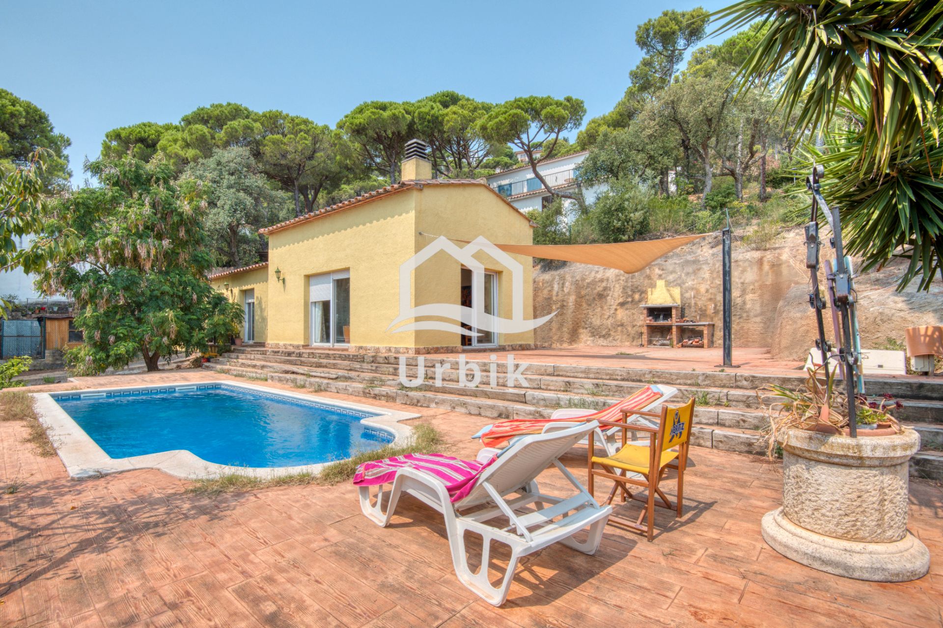 Garden of House or chalet for sale in Sant Feliu de Guíxols  with Air Conditioner, Heating and Private garden