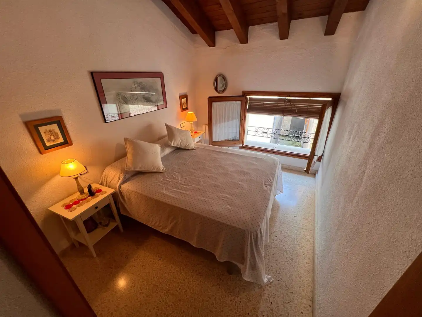 Habitación de Casa adosada en venta en Sant Pau de Segúries con Calefacción, Amueblado y Balcón