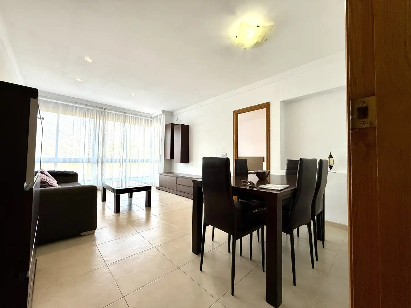 Esszimmer von Wohnung zum Verkauf in Benicasim / Benicàssim mit Klimaanlage, Möbliert und Ofen