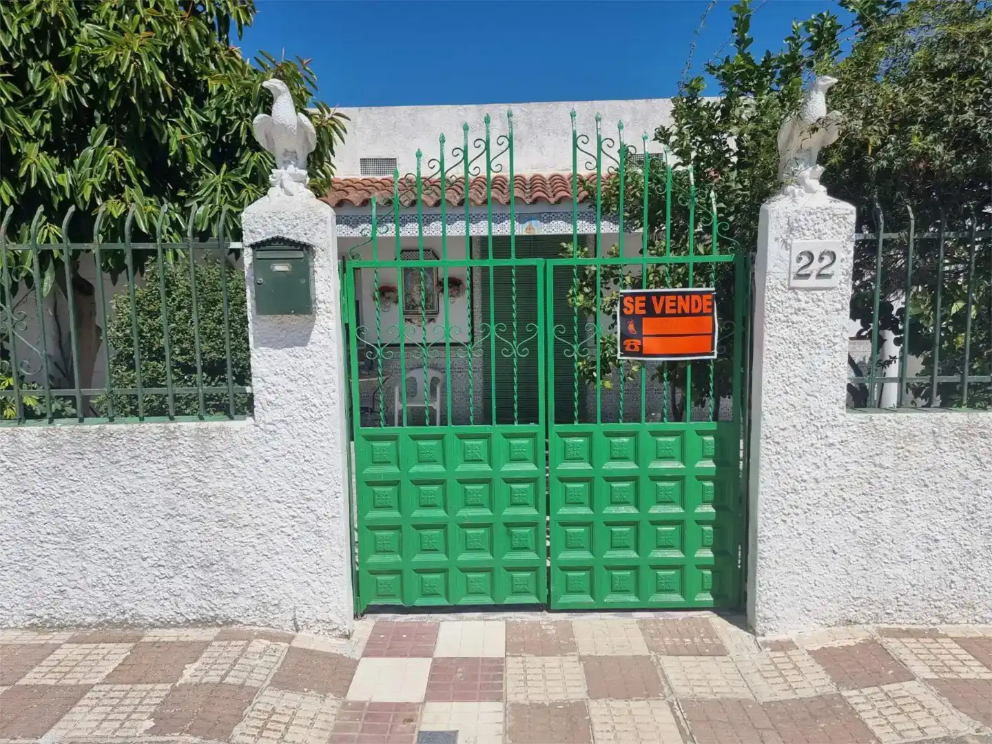 Vista exterior de Planta baixa en venda en Madrigalejo amb Jardí privat, Traster i Moblat