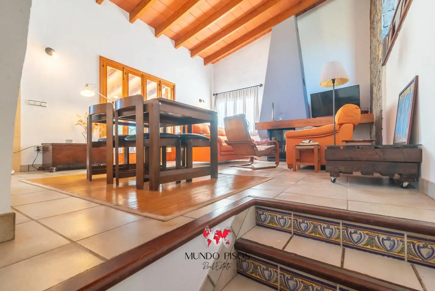 Sala de estar de Finca rústica en venta en Montuïri con Jardín privado, Terraza y Piscina
