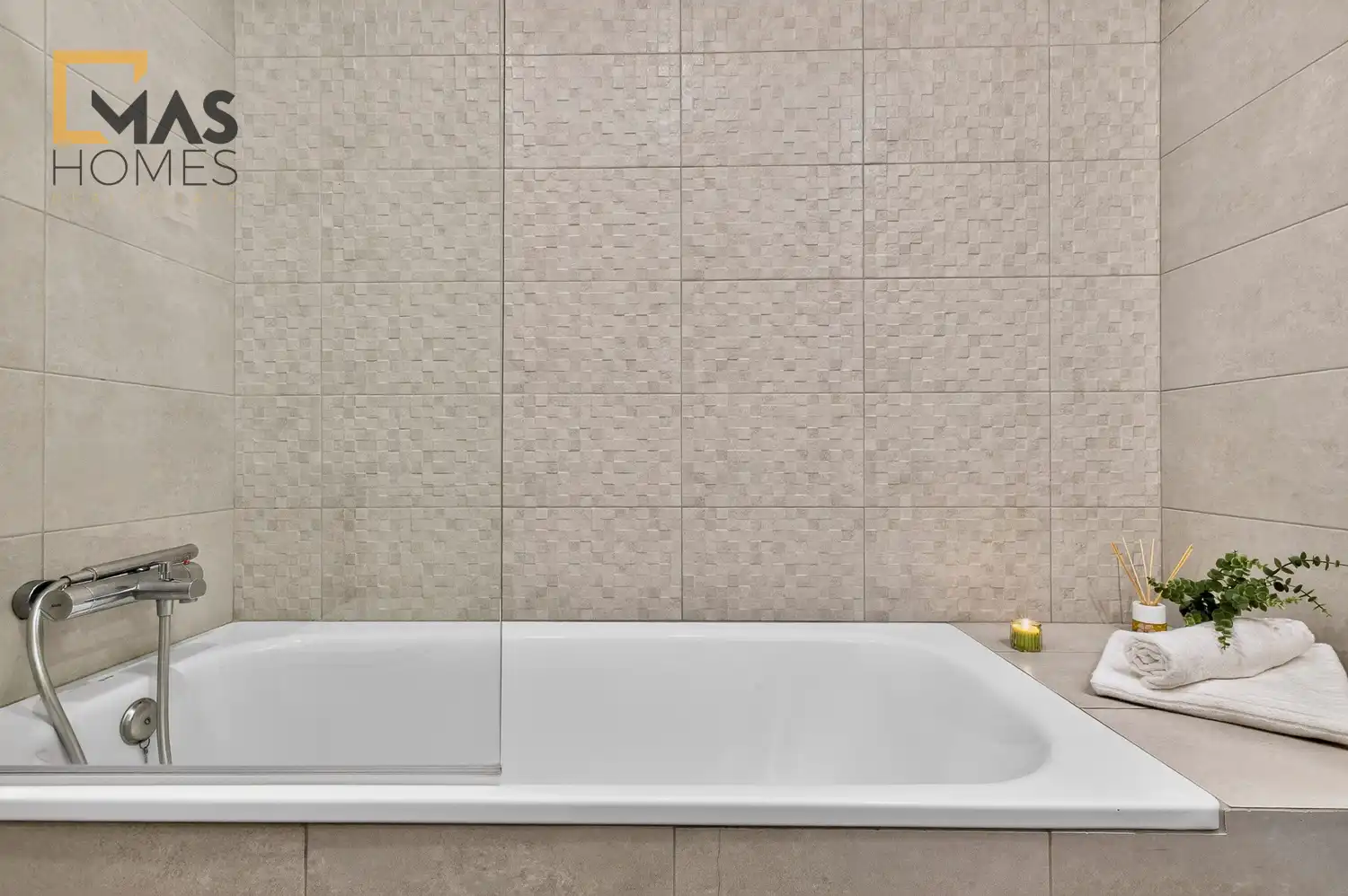 Badezimmer von Maisonette zum Verkauf in Sabadell mit Klimaanlage, Heizung und Parkett