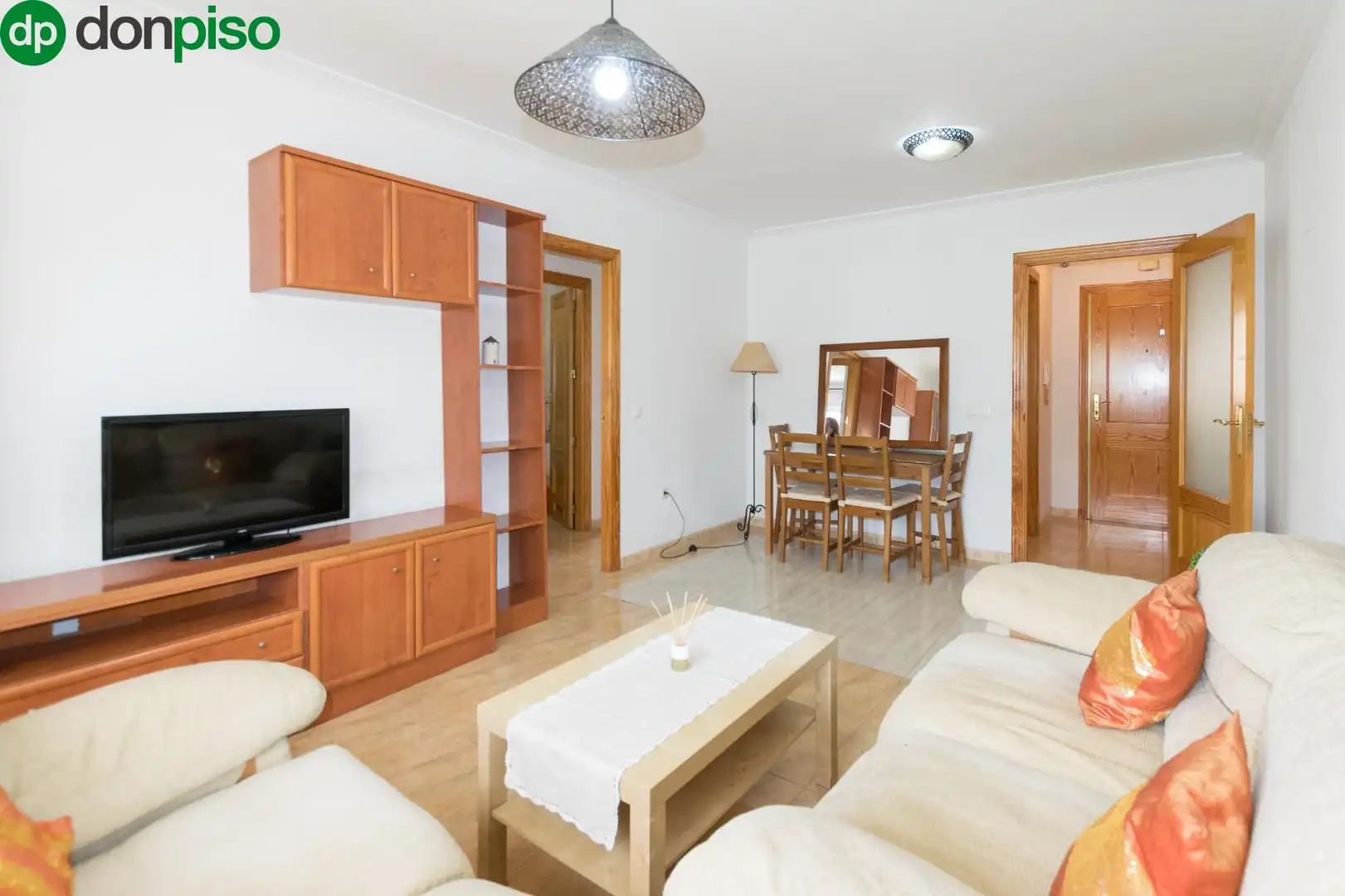 Living room of Flat for sale in Roquetas de Mar