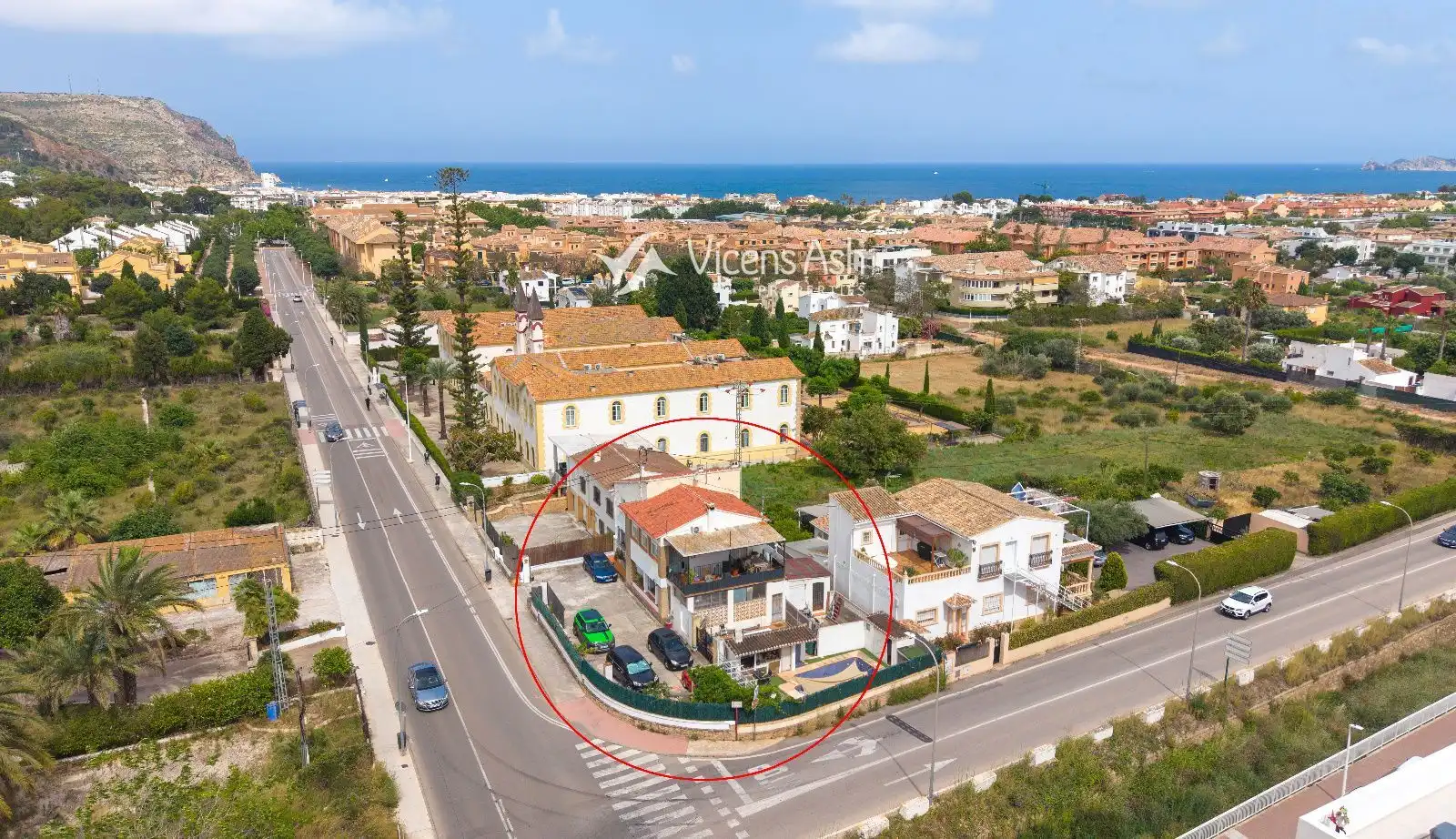 Vista exterior de Apartamento en venta en Jávea / Xàbia con Jardín privado y Terraza