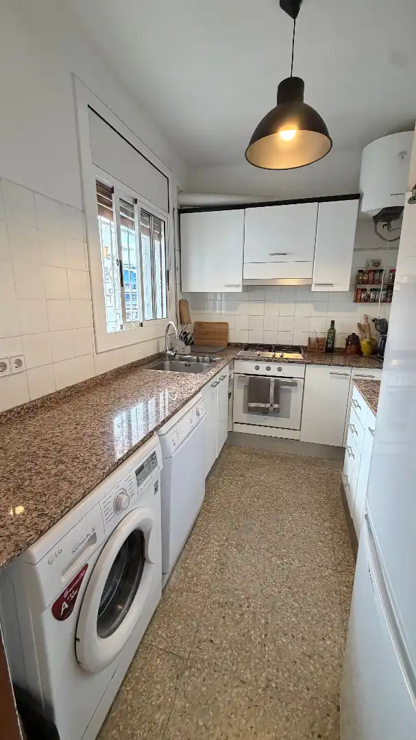 Kitchen of Flat for sale in Torredembarra  with Terrace, Furnished and Oven